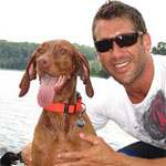 Me an my vizsla, Chance!