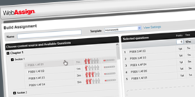 Interface for WebAssign to MindTap conversion