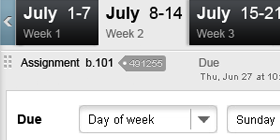 WebAssign - Scheduling